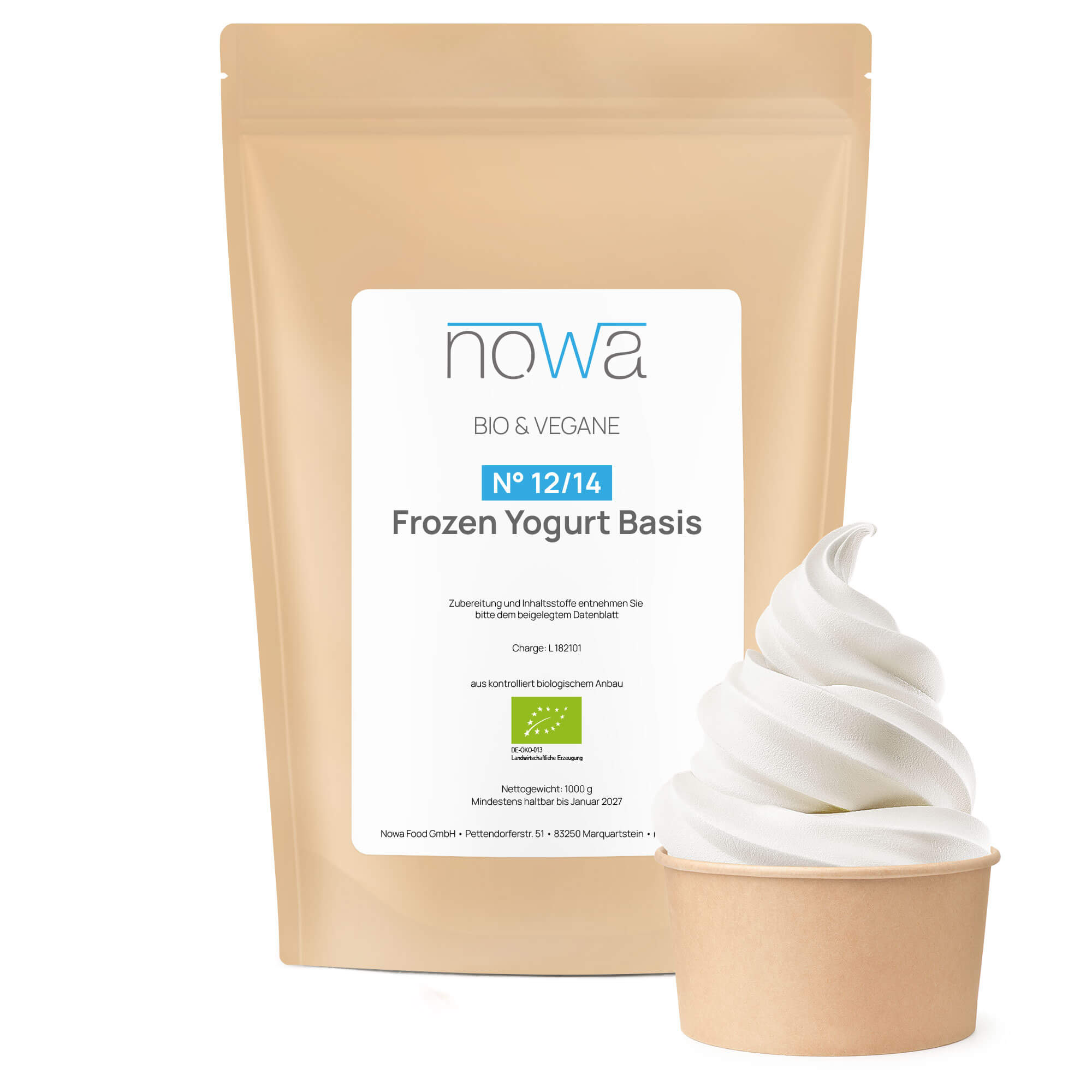 Nowa Frozen Yogurt Pulver N° 12/14 Basis